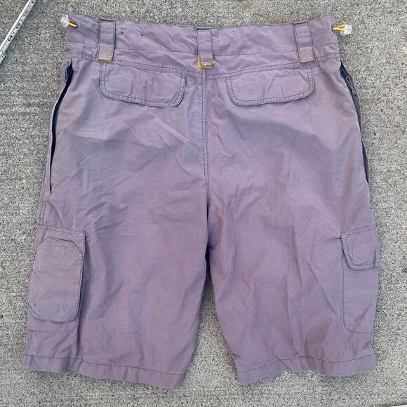 Y2K No Boundaries Swim Trunks Purple Cargo Board Shorts | Size 36 - Picture 2 of 9